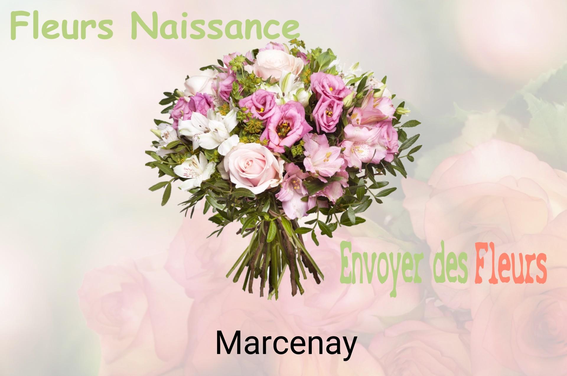 Bouquet de fleurs de naissance livré à Marcenay